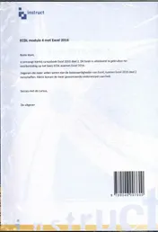 Omslag van ECDL mod.4, Excel2016