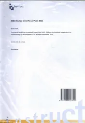 Omslag van ECDL mod.6, PowerPoint2016