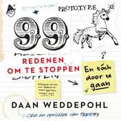 Omslag van 99 redenen om te stoppen, en tóch door te gaan