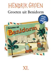 Omslag van Groeten uit Benidorm - Grote Letter Uitgave
