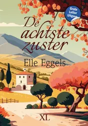 Omslag van De achtste zuster - Grote Letter Uitgave