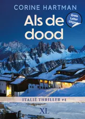 Omslag van Als de dood - Grote Letter Uitgave