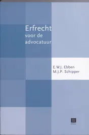 Omslag van Erfrecht voor de advocatuur