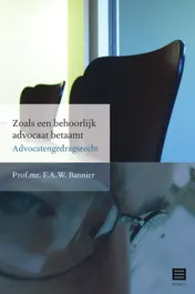 Omslag van Zoals een behoorlijk advocaat betaamt