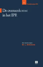 Omslag van De overeenkomst in het IPR