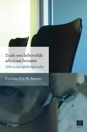 Omslag van Zoals een behoorlijk advocaat betaamt