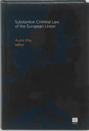 Omslag van Substantive Criminal Law of the European Union