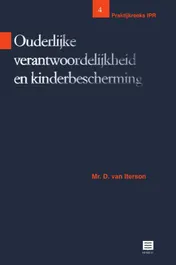 Omslag van Ouderlijke verantwoordelijkheid en kinderbescherming