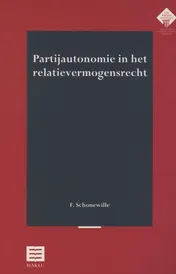 Omslag van Partijautonomie in het relatievermogensrecht