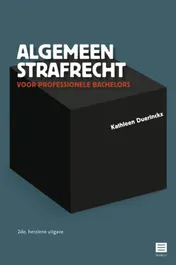 Omslag van Algemeen strafrecht voor professionele bachelors