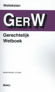 Omslag van Gerechtelijk wetboek