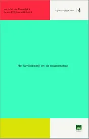 Omslag van Het familiebedrijf en de nalatenschap