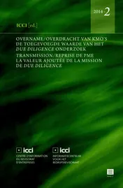 Omslag van Overname/overdracht van kmo's; Transmission/reprise de PME