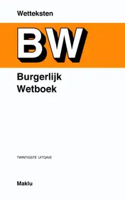 Omslag van Burgerlijk Wetboek