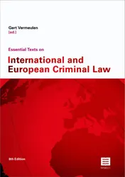 Omslag van Essential texts on International and European criminal law