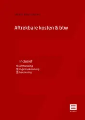 Omslag van Aftrekbare kosten & btw