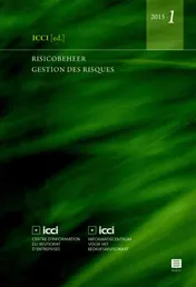 Omslag van Risicobeheer - Gestion des risques (Reeks ICCI 2015-1)
