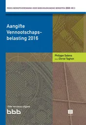 Omslag van Aangifte vennootschapsbelasting 2015 - 9de, herziene uitgave