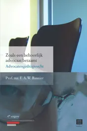Omslag van Zoals een behoorlijk advocaat betaamt