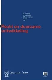 Omslag van Recht en duurzame ontwikkeling