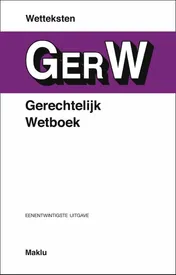 Omslag van Gerechtelijk wetboek