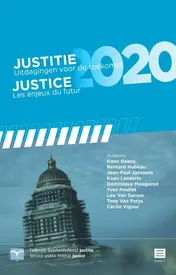 Omslag van Justitie 2020
