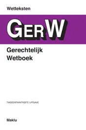 Omslag van Gerechtelijk wetboek