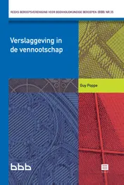 Omslag van Verslaggeving in de vennootschap