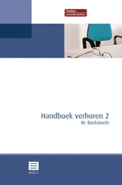 Omslag van Handboek verhoren 2