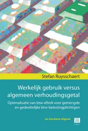Omslag van Werkelijk gebruik versus algemeen verhoudingsgetal