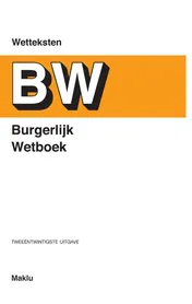 Omslag van Burgerlijk Wetboek