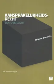 Omslag van Aansprakelijkheidsrecht