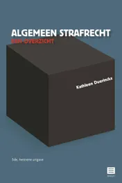 Omslag van Algemeen strafrecht - een overzicht