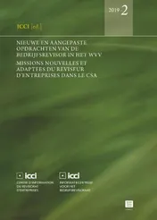 Omslag van Nieuwe en aangepaste opdrachten van de bedrijfsrevisor in het WVV. Missions nouvelles et adaptées du réviseur d’entreprises dans le CSA