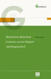 Omslag van Behaviour detection