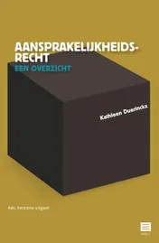 Omslag van Aansprakelijkheidsrecht – een overzicht