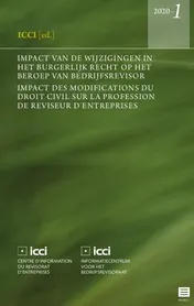 Omslag van Impact van de wijzigingen in het burgerlijk recht op het beroep van bedrijfsrevisor. Impact des modifications du droit civil sur la profession de reviseur d'entreprises