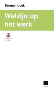 Omslag van Welzijn op het werk (Bronnenboek)