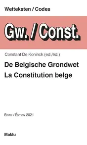 Omslag van De Belgische grondwet / La Constitution belge