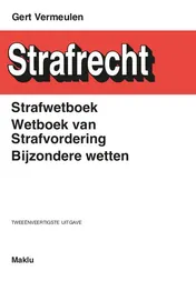 Omslag van Strafwetboek, Wetboek van Strafvordering, Bijzondere wetten