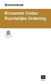 Omslag van Bronnenboek. Brusselse Codex Ruimtelijke Ordening