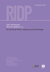 Omslag van EU Criminal Policy: Advances and Challenges