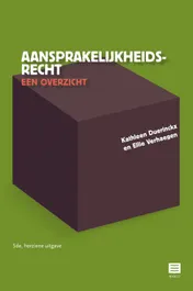 Omslag van Aansprakelijkheidsrecht - een overzicht