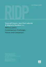 Omslag van Military Justice. Contemporary Challenges, History and Comparison