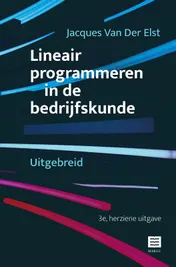 Omslag van Lineair programmeren in de bedrijfskunde