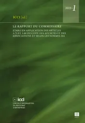 Omslag van Le rapport du commissaire.