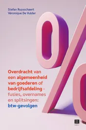 Omslag van Overdracht van een algemeenheid van goederen of bedrijfsafdeling