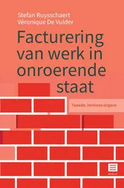 Omslag van Facturering van werk in onroerende staat