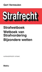 Omslag van Strafrecht