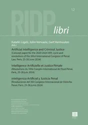 Omslag van Artificial intelligence and criminal justice